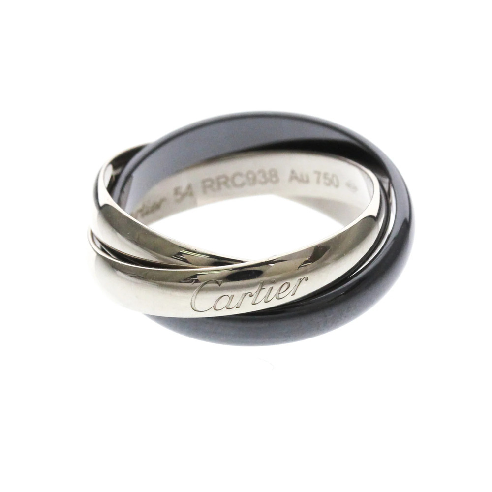 Cartier 18k Silver Trinity Ring